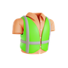 graphics of safety vest