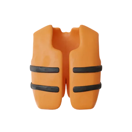 3 D Construction Safety Vest 3D Icon