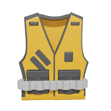 Safety Vest  3D Icon