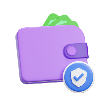 Safety Wallet  3D Icon