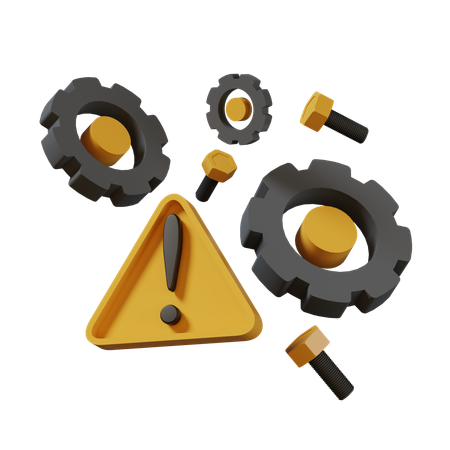 Safety Warning  3D Icon