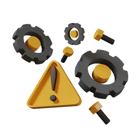 Safety Warning  3D Icon