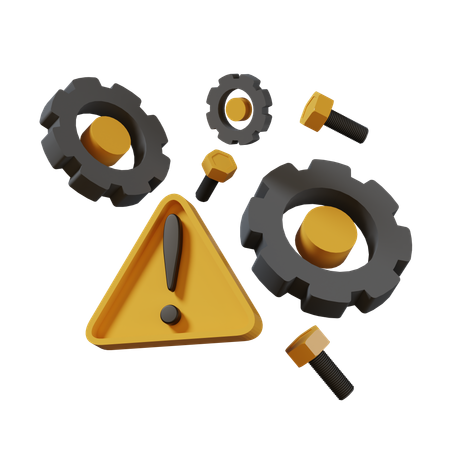 Safety Warning  3D Icon