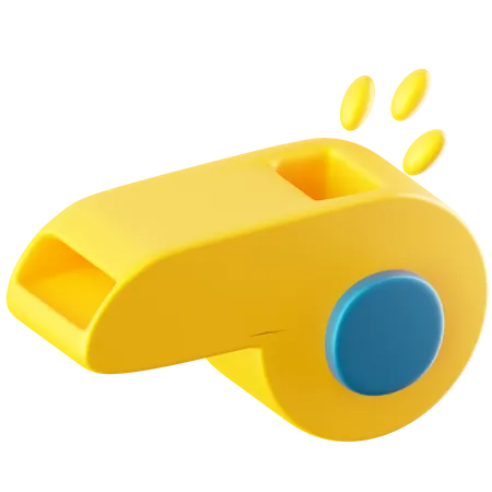 Safety Whistle  3D Icon