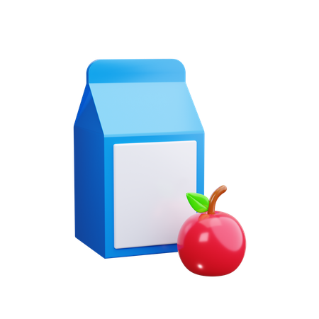 Saftpackung  3D Icon
