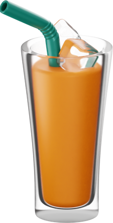 Saftglas  3D Icon