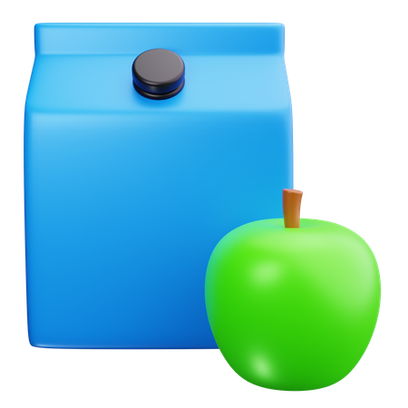 Saftpaket  3D Icon