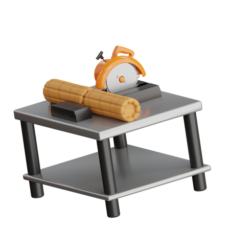 Sägetisch  3D Icon
