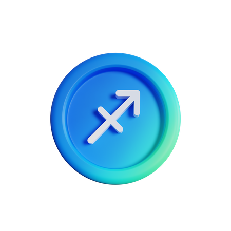 Sagittarius  3D Icon