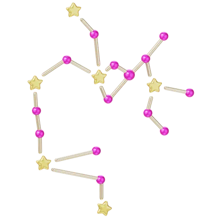 Sagittarius Constellation  3D Icon