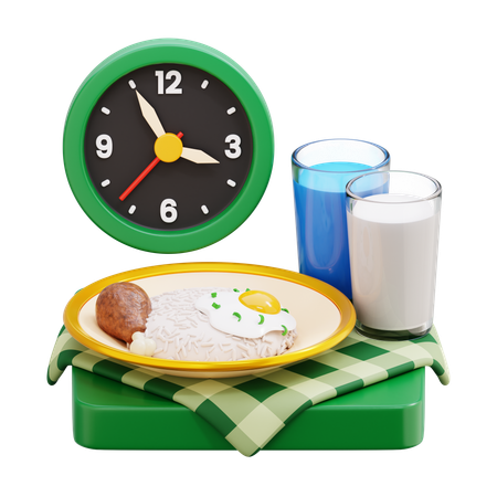 Sahur-Zeit  3D Icon