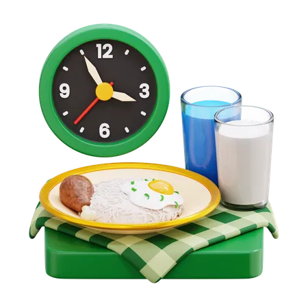 Sahur-Zeit  3D Icon