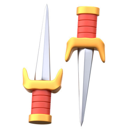 Sai Weapon  3D Icon