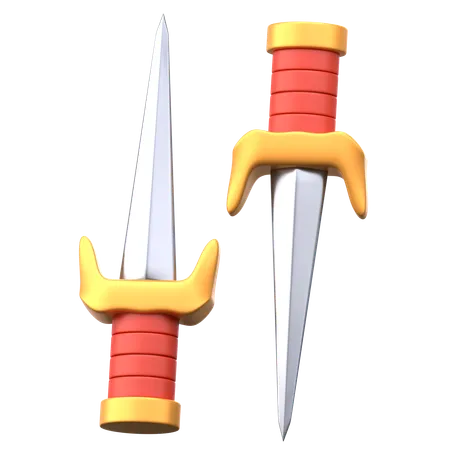 Sai Weapon  3D Icon