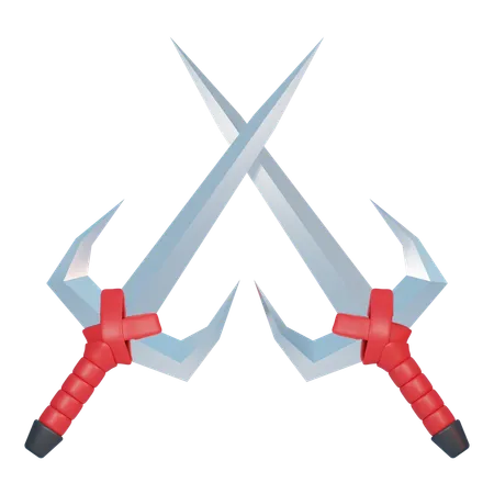 Sai weapons  3D Icon