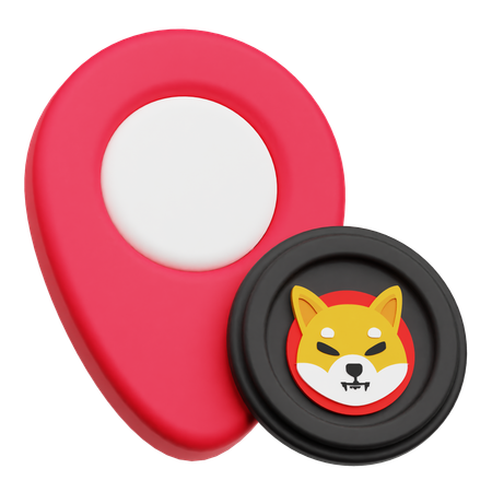 Saiba sua localização.  3D Icon