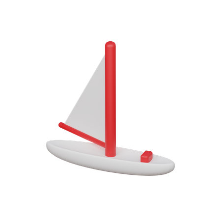 Sailboat  3D Icon