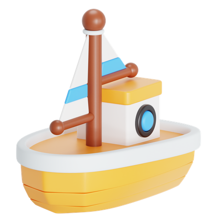Sailboat  3D Icon