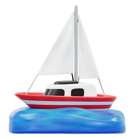 Sailboat  3D Icon