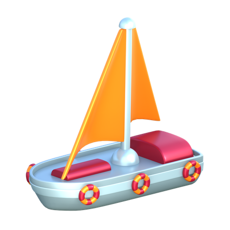 Sailboat  3D Icon