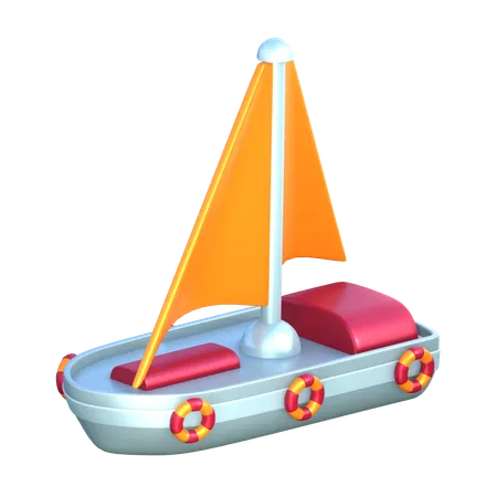 Sailboat  3D Icon