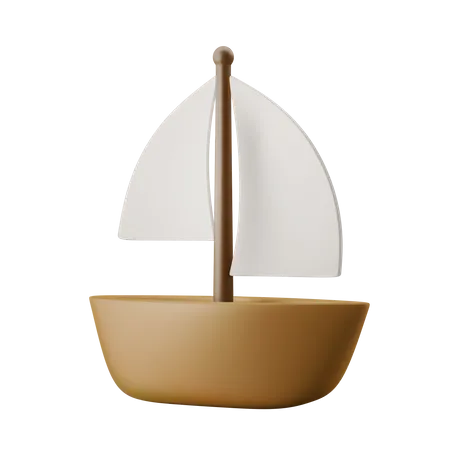 Sailboat  3D Icon