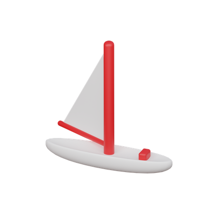 Sailboat  3D Icon