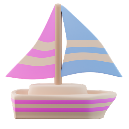 Sailboat  3D Icon