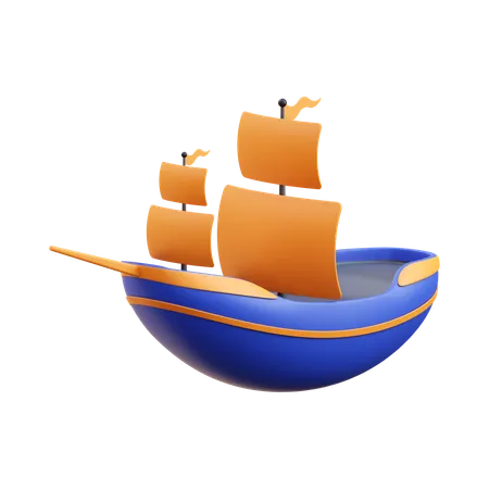 Sailboats  3D Icon