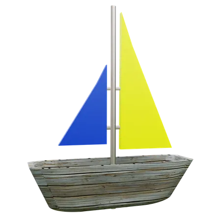Sailing Boat  3D Icon