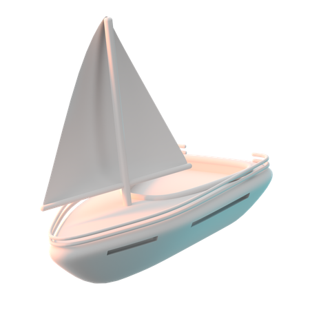 Sailing Boat  3D Icon