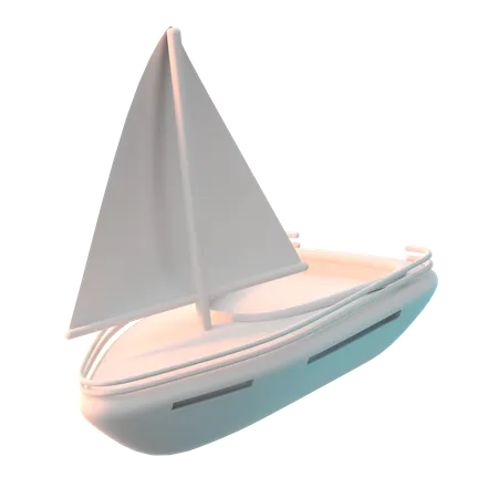 Sailing Boat  3D Icon