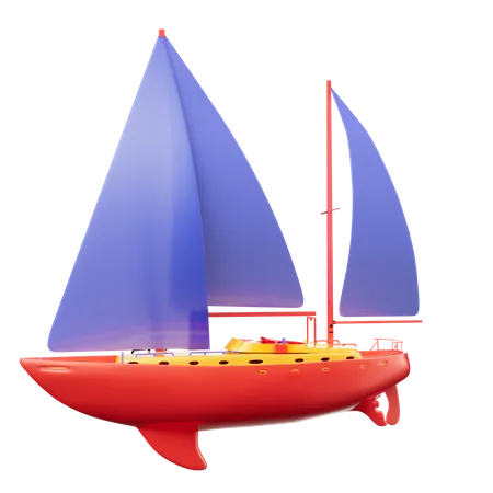 Sailing Ship  3D Icon