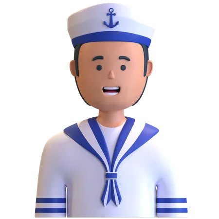 Sailor man  3D Illustration