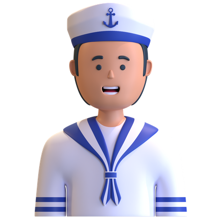 Sailor man 3D Illustration
