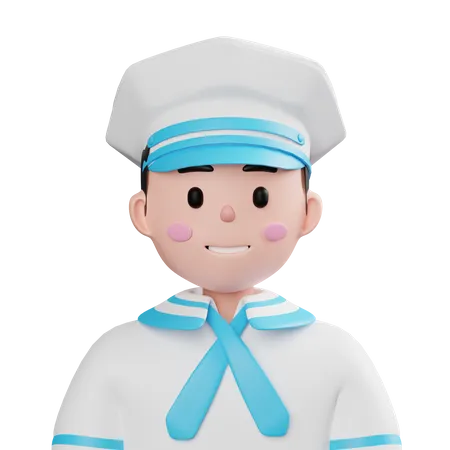 Sailor Man  3D Icon