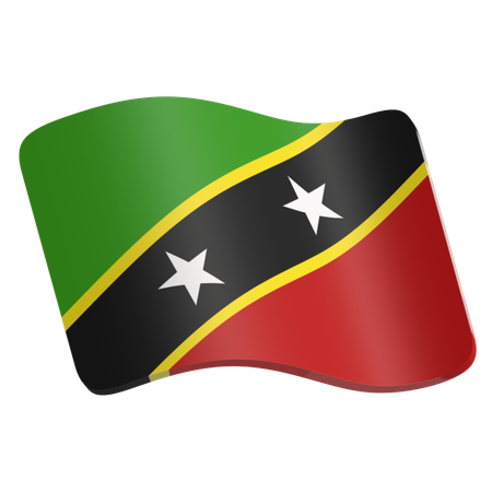 Saint Kitts and Nevis  3D Icon