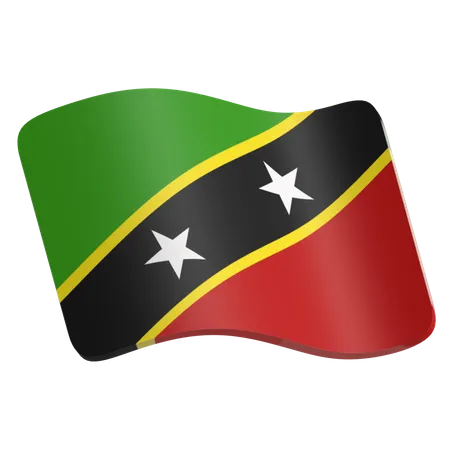 Saint Kitts and Nevis  3D Icon