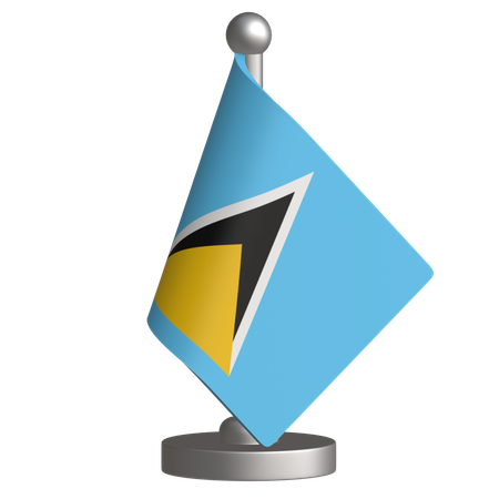 セントルシア  3D Icon