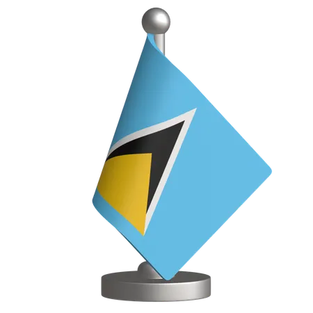 セントルシア  3D Icon