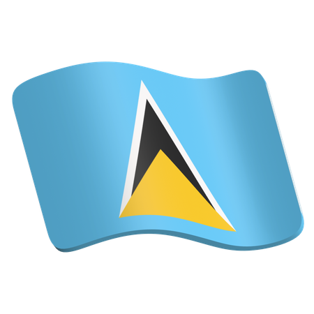 Saint Lucia  3D Icon