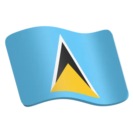 Saint Lucia  3D Icon