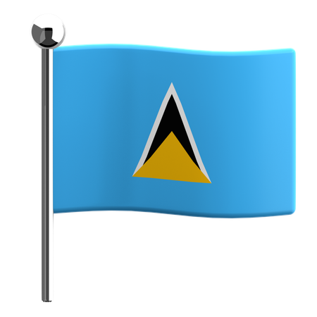 Saint lucia  3D Icon