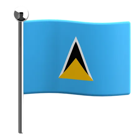 Saint lucia  3D Icon