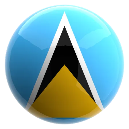 Saint Lucia  3D Icon