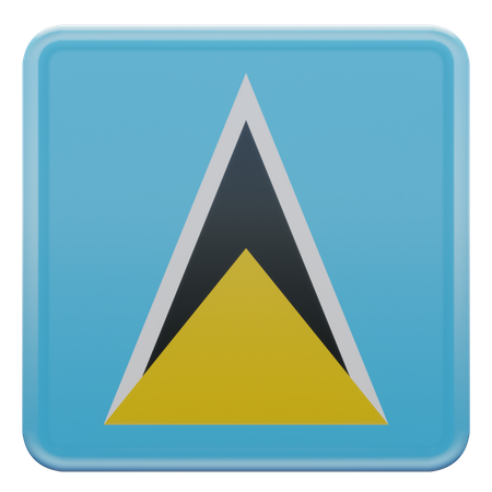 Saint Lucia Flag  3D Flag