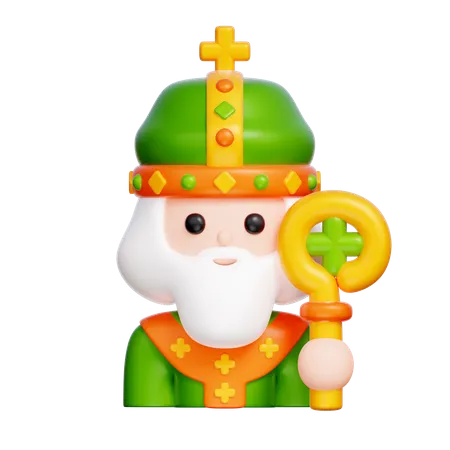 Saint Patrick  3D Icon