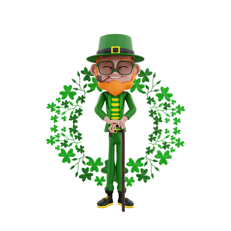 Saint Patrick  3D Illustration