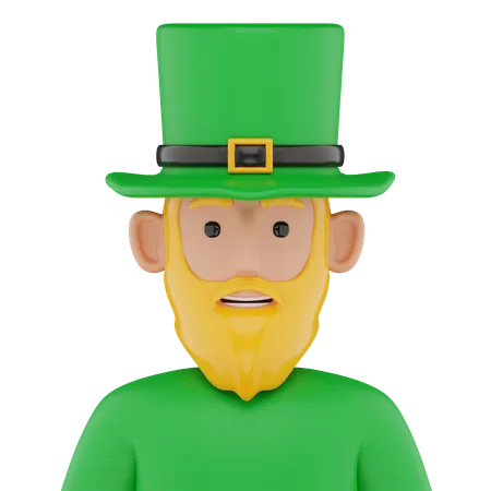 Saint Patrick  3D Icon