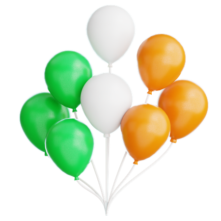Saint Patrick Balloons  3D Icon